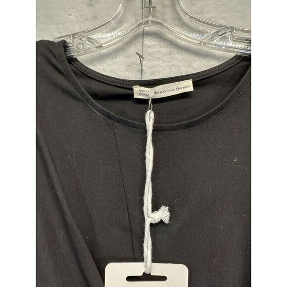 NWT Here Comes The Sun Black Dress Size 10 Minimalist Beach - Picture 4 of 7